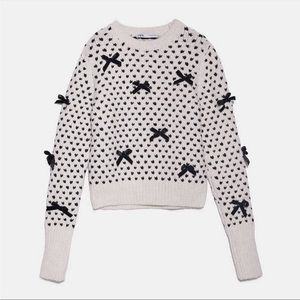 ZARA Bow Sweater
